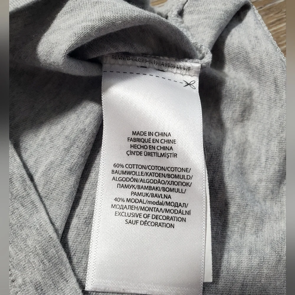 Polo by Ralph Lauren Kids Heathered Gray Ruffle Sleeve Top Size 3T - Picture 5 of 7